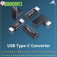 SHOUOUI OTG Adapter Laptop Fast Charging 90 Degree AV Converter