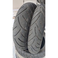 Dunlop scootsmart 120/70/15&140/70/14 1set used tyre