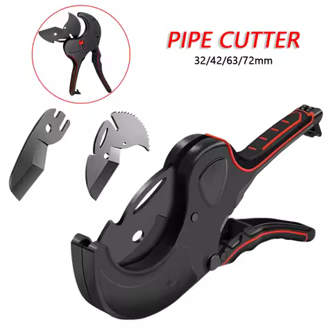 32mm 42mm 63mm 75mm Pipe Cutter SK5 Material with Treatment Ratchet PVC PU PP PE Hose Pipe Cutter Pi