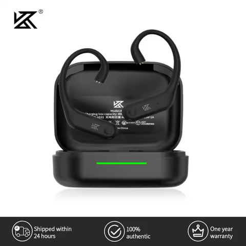 KZ AE01 Wireless Bluetooth 5.4 Upgrade Cable IEM Bluetooth Adapter with HD Microphone ENC C Pin 0.75