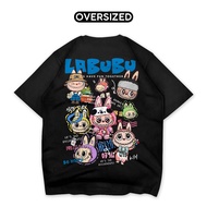 Kaos LABUBU HAVE FUN TOGETHER A2197 - VEJAGRAPHIC T-Shirt Oversize Regular