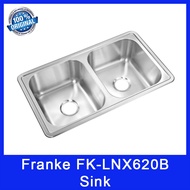 Franke LNX 620B Sink. Also known as FK-LNX620B. Stainless Steel 304. Switzerland Origin. Local SG St