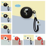 for Baseus Inspire XP1 Earphone Protective Case Phone Case with Nylon Lanyard Cute Sanrio Headset Sk