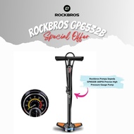 Rockbros GP6532B Bike Pump 160 psi - Folding MTB Road Bike Pump