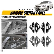 MTTO Toyota Camry ACV40 2008-2012 Interior Door Window Switch Panel Cover Accessories