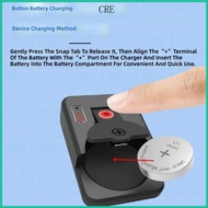 CRE Coin  Charging Dock for Entry Remote and Small Device Batteries Rechargeable LIR2032 LIR2025 Cha