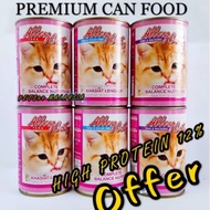 ALLEY CAT PREMIUM CAN FOOD 400GM 12% HIGH PROTEIN ALLEYCAT