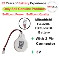 3V Mitsubishi F3-32BL FX3U-32BL battery For Mitsubishi FX3G FX3U FX3GC FX3UC