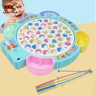 LAHOMIA Electronic Music Fish Toy with 45 Fishes Toys Preschool Education Math Toy for 3 4 5 6 7 Yea
