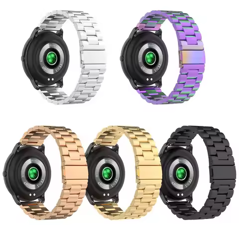 Stainless Steel Metal band for Amazfit Bip/GTR/Ticwatch 2/S/E/Pebble Time/Gear sport/POLAR ignite/Sa