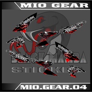 STRIPING STICKER MIO GEAR STICKER MIO GEAR STICKER LIS LIST YAMAHA MIO GEAR CODE 04