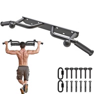 Heavy Duty Wall Mounted Doorway Pull Up Bar, Multifunctional Chin Up Bar, Portable Fitness Door Bar,