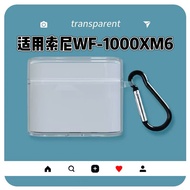 Suitable for Sony xm6 Ice Crystal Transparent Case Transparent Shock-resistant Earphone Case Sony wf