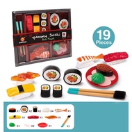 [SG Stock] Ice-Cream/Cookies Set/Sushi/Pizza/Burger Sets Pretend Play Kitchen Cooking Accessories Toy Gifts Sets