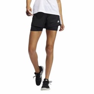 代售 Adidas 運動短褲 女款 黑 抽繩 彈性 含內層 雙層 健身 運動短褲S