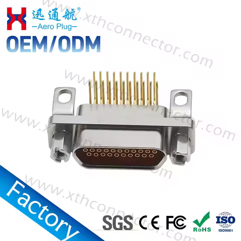 90 ° angled PCB connector J30J-21TJW-J 21PIN electrical connector J30J-21ZKW-J aviation plug socket