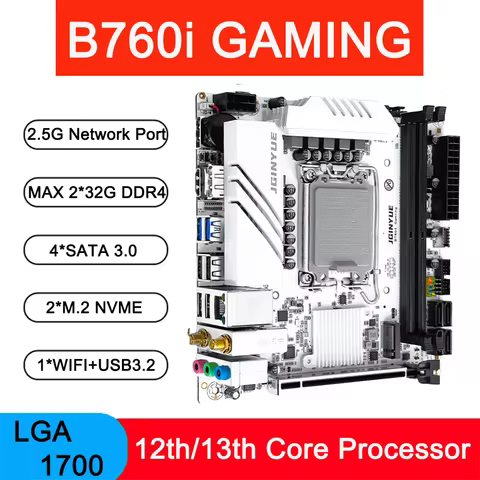 B760i GAMING Motherboard LGA 1700 Support Intel Core i3/i5/i7/i9 12th/13th DDR4 Memory Support NVME 