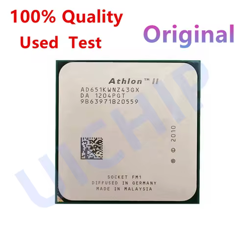 100% Origianl Athlon II X4 651 X4 651X X4 651K 3.0 GHz Quad-Core CPU Processor AD651KWNZ43GX / AD651