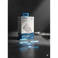 REELF Charger QC3.0+PD30W Fastcharging HighQuality For Android Iphone Home Charger Adapter