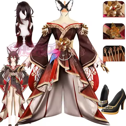 Honkai Star Rail Fugue Cosplay Costume Wig Dress Headwear Hairpins Tingyun Xianzhou Luofu Halloween 