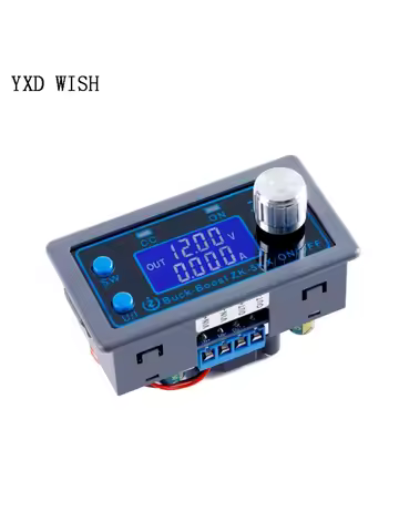 ZK-5KX DC-DC Buck Boost Converter CC CV 0.6-36V 5A 5V 6V 12V 24V 80W Power Module Adjustable Regulat