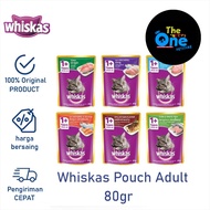 Catfood Whiskas Pouch 85gr 1+ years various flavors
