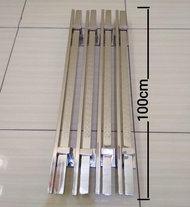 handle pintu rumah panjang 1 meter / untuk pintu kupu tarung / 2 daun pintu