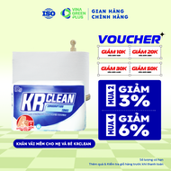 Khăn vải khô KRCLEAN 1 túi 2 cuộn dành cho mẹ & bé siêu thấm hút vệ sinh cơ thể vải không dệt Alex c