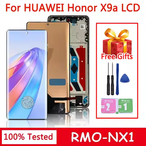 6.67βNew For Huawei Honor X9a LCD Display Screen Touch Digitizer For Honor X9A RMO-NX1 LCD With Fram