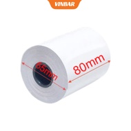 INVOICE PRINTING PAPER K80 * 65mm (50 ROLLS / BOX)
