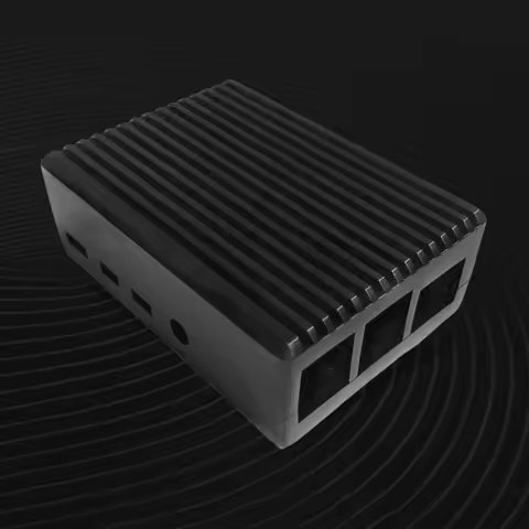 Pi 4B Cooling Case Aluminum Alloy Raspberry Pi Housing Enclosure Pi 4 Model B Passive Cooling Case f