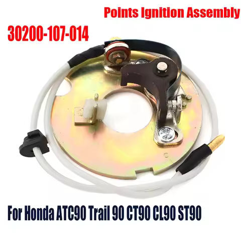 Genuine Points Plate Assembly For Honda ATC90 Trail 90 CT90 CL90 ST90 CB100 CB125 CM91 S90 OEM 30200