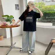 kids outfit girl baju skirt budak perempuan T-shirt kanak-kanak musim panas sesuai untuk pelajar sek