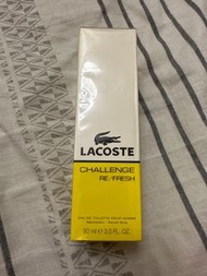 Lacoste challenge re/fresh perfume 香水 90ml