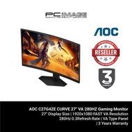 AOC C27G4ZE CURVE GAMING MONITOR 27"/1920X1080/0.3MS/280HZ/HDMI/DP/VA/3YW