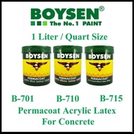 ❧ ◧ ♕ BOYSEN PERMACOAT FLAT LATEX | SEMI-GLOSS LATEX | GLOSS LATEX WHITE LITER PINTURA PANG PADER