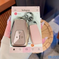 Soft TPU Car Key Case Cover Chain Shell Protector Fob Holder for Toyota bZ7 2026 New Model Ultra 600