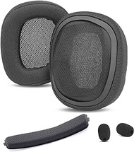 DowiTech Breathable&amp;Durable Ear Pads Cushion Replacement Earpads Compatible with Logitech G933/G935/G633/G635 Gaming Headset,Replacement Ear pad with Mesh Fabric and Memory Foam