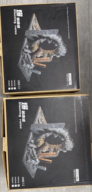 TWTOYS 1/12  模型人物 場景 地台，爆破廢墟 Part A & Part B