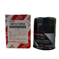Toyota Genuine 90915-YZZD4 Oil Filter - Toyota Land cruiser UZJ100 UZJ200