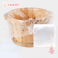 ROXUL 90PCS Bath Basin Bags, Foot  SPA Thicken Disposable Foot Tub Liners,  55*65cm Plastic Foot Car
