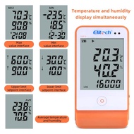 Elitech New Digital USB Temperature Humidity Data Logger RC-4/RC-4HC/RC-5/GSP-6/RC-5+ LCD with Exter