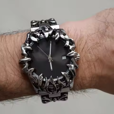 2025 Alabaster Industries Y2K Demon Claw Quartz Watch Men Hot Medieval Old Unique Creative Men's Wat