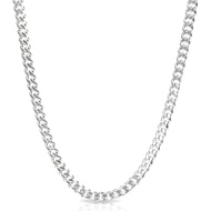 9mm Cuban Link Chains for Men, Silver Stainless Steel Necklace Chain, Neck Chains for Men, Mens Neck