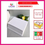 Flashcard Thẻ Trắng Viết Chữ Đơn 100 thẻ 15x21cm chuẩn Ivory 350