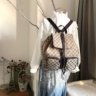 🍎優惠中🍎Gucci 經典GG老花後背包🎒 肩背包/雙肩包/旅行包/過夜包/水桶包/束口包 🎒側背/手提🎒正品🎒況不錯🎒男女皆適