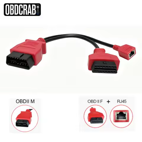 For BMW F Series DoIP Ethernet Diagnostic Cable RJ45 to OBD2 adapter for Autel Maxisys MS908P, MS908