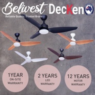 (CLIMATE VOUCHER) DECKEN DK 005 Unicorn DC Motor Ceiling Fan (Elegant and Minimalist Design) With/wi