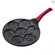 Pancake Maker Pan - Griddle Pancake Pan Molds for Kids Nonstick Pancake Griddle Pan with 7 Animal Sh