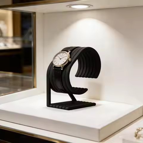 Eco Friendly Bamboo Watch Display Stand Base For 5 Watches Simple Jewelry Organizer For Gift Shop Sh